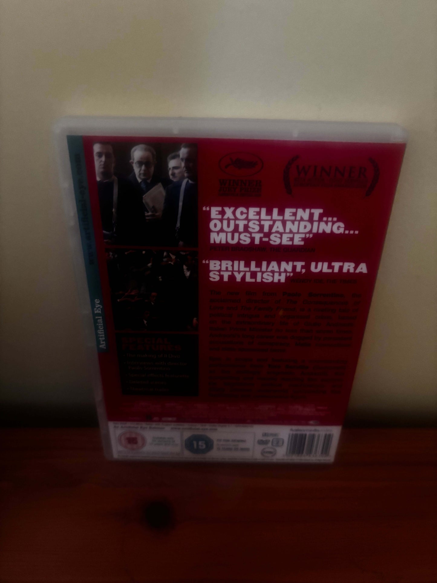 Il Divo (2008) DVD Artificial Eye Region 2