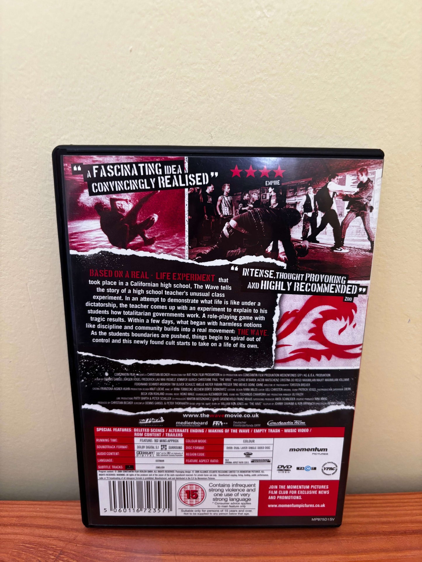 The Wave 2008 DVD Region 2