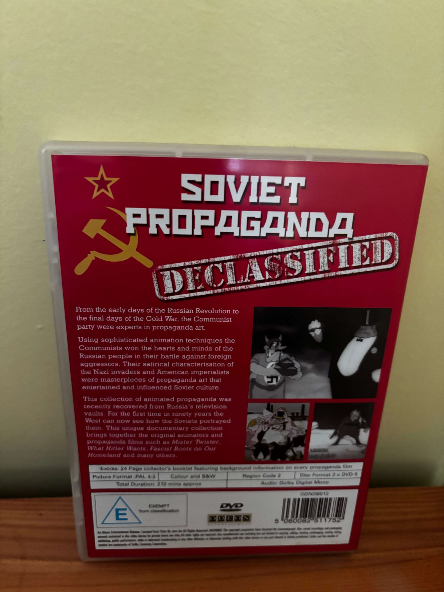 Soviet Propaganda: American Imperialists and Fascist Barbarians – DVD Box Set revealing ninety years of propaganda animation.