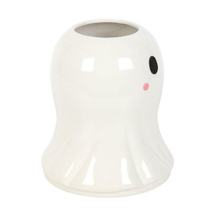 Charming Sweet Ghost Flower Vase, perfect for autumn blooms and Halloween centrepieces, adds ghostly flair to decor.