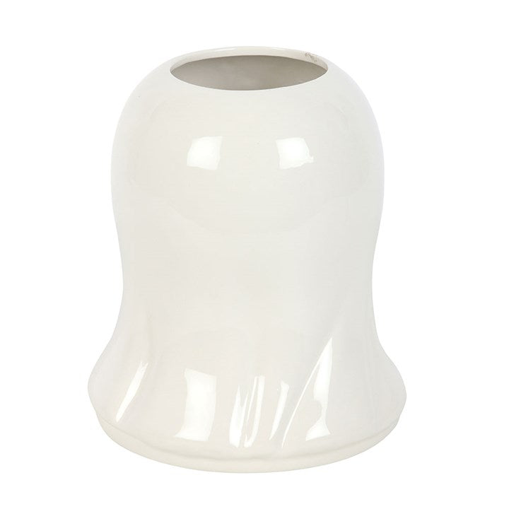 Sweet Ghost Flower Vase, a charming ceramic vase perfect for autumn blooms and Halloween centrepieces.