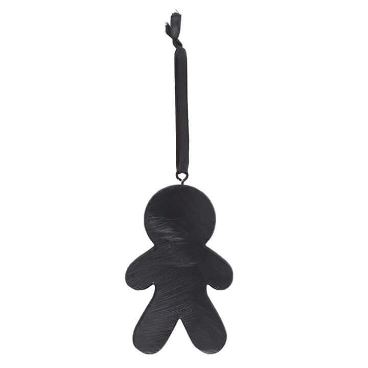 Gingerdead Man Hanging Ornament adds a spooky twist to your Christmas tree for a mischievous festive touch.