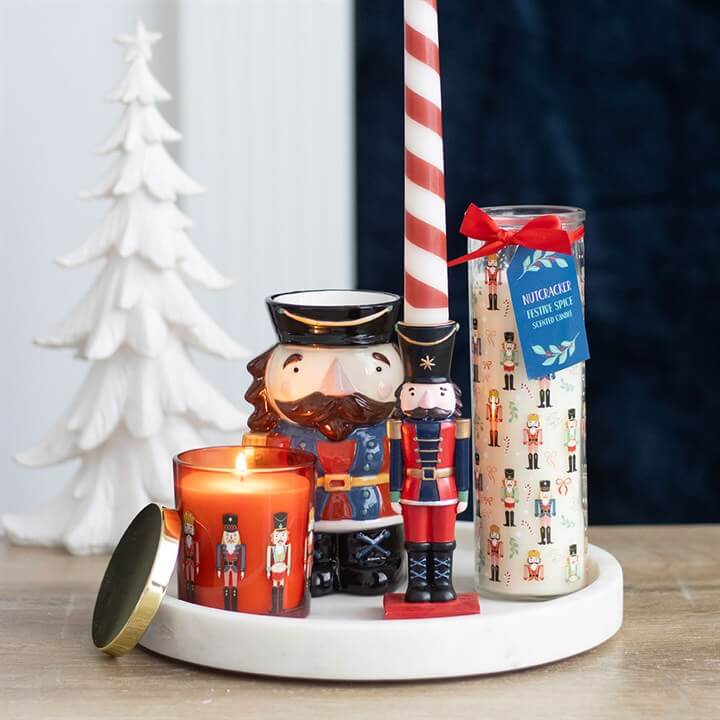 Create a warm atmosphere this Christmas with the Nutcracker Shaped Oil Burner and Wax Warmer, perfect for festive scents.