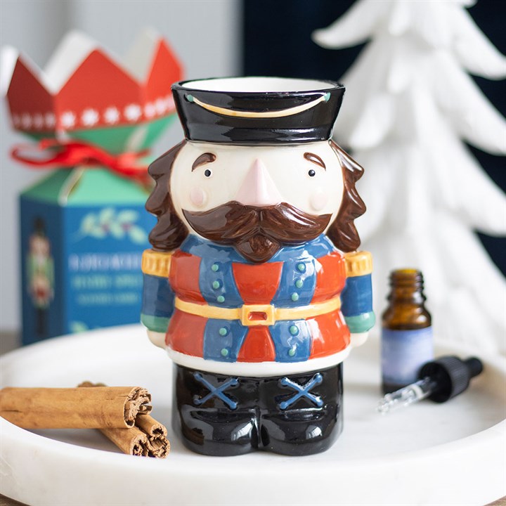Nutcracker Shaped Oil Burner and Wax Warmer adds festive charm and comforting scents to your home this Christmas.
