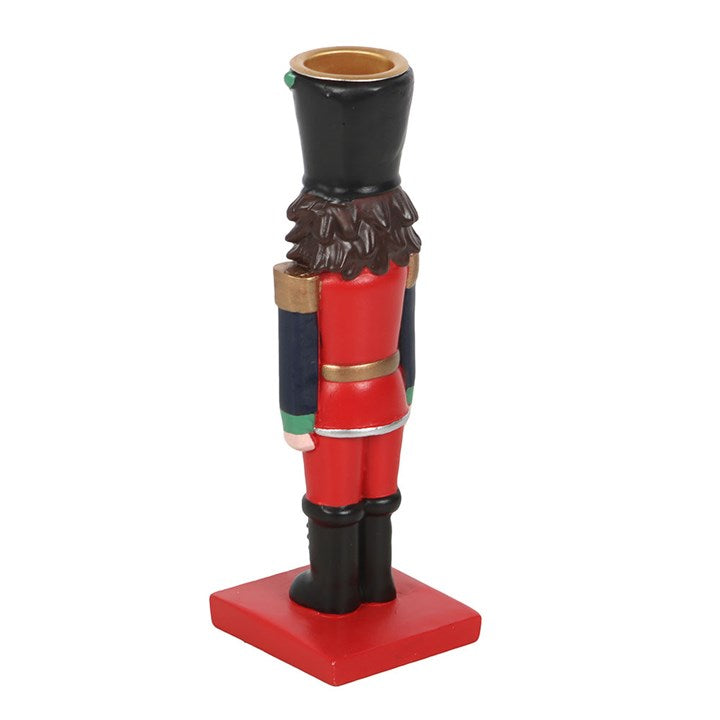 Nutcracker Taper Candle Holder adds festive charm to your home, perfect for dining tables or mantelpieces.