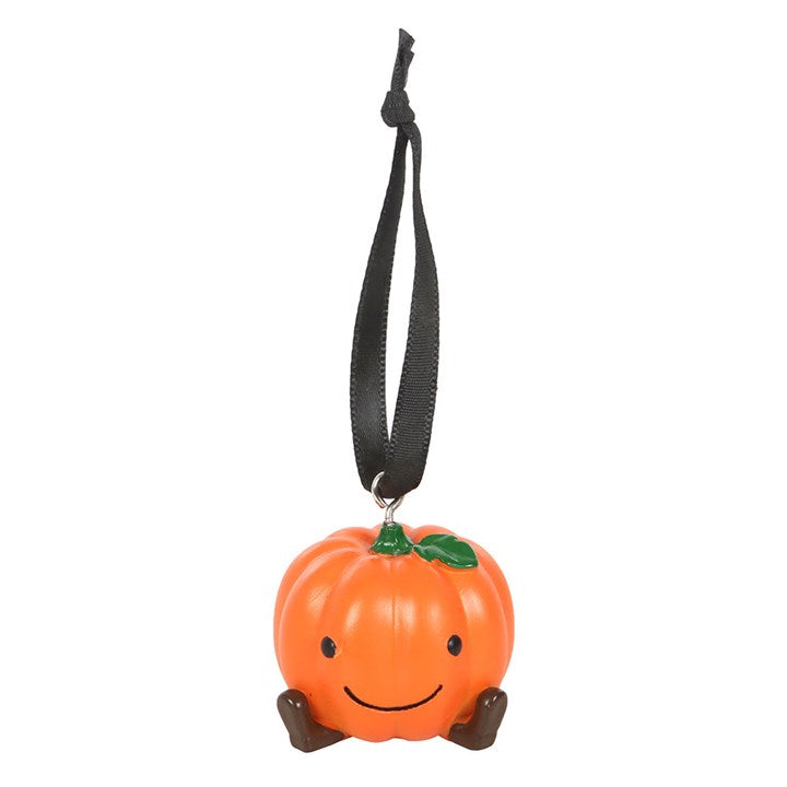 Cute Smiling Pumpkin Hanging Ornament adds festive charm with its bright design and cheerful expression, perfect for Halloween.