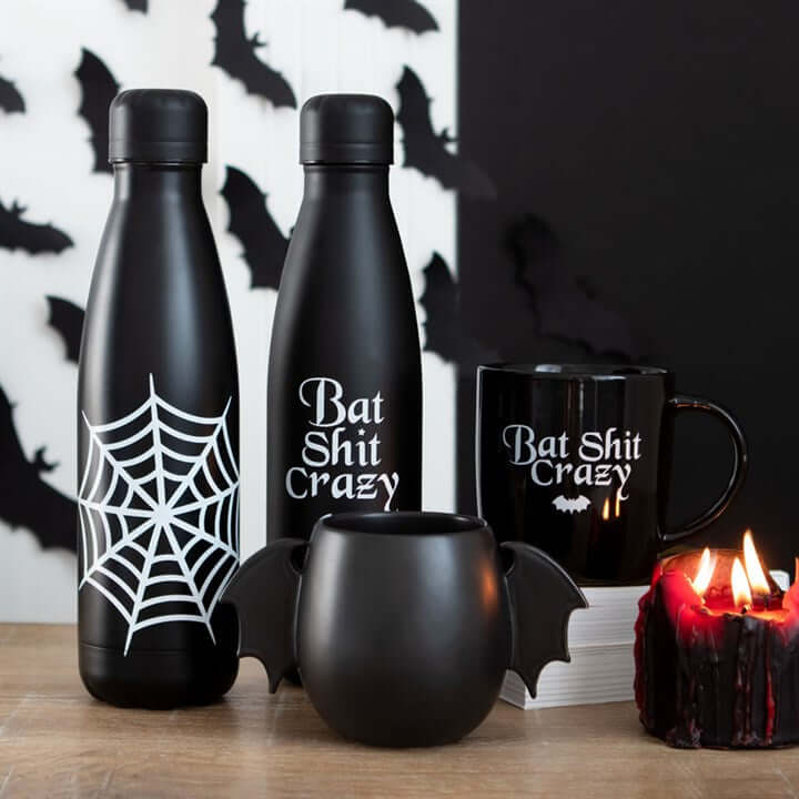 Funny Bat Shit Crazy Mug perfect for your morning brew, ensuring peace until you've had your caffeine fix.