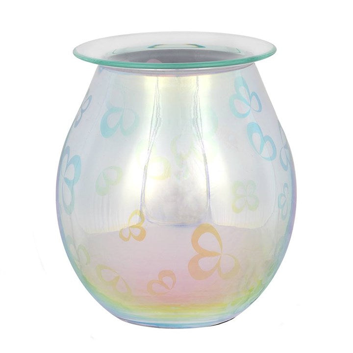 Colourful 3D Flower Petal Light Up Electric Oil Burner showcasing vibrant petals, perfect for adding ambience to any space.