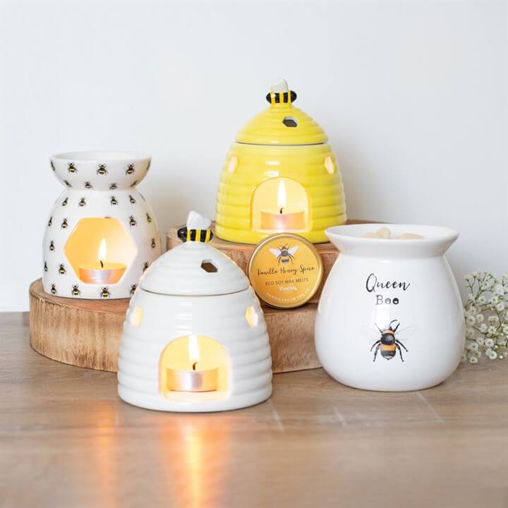 ๐ White Beehive Oil Burner