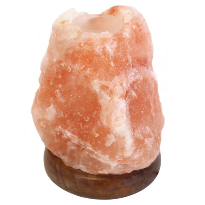 Himalayan 1.5-2Kg Salt Aroma Lamp, perfect for warming fragrance oils and enhancing your home ambience.