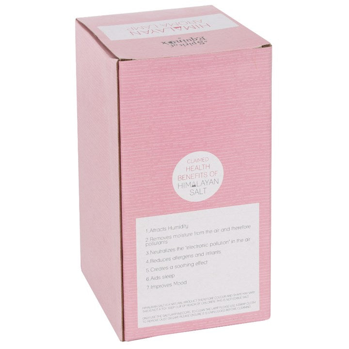 Himalayan 1.5-2Kg Salt Aroma Lamp with glass dish for warming fragrance oil, creating a soothing atmosphere.