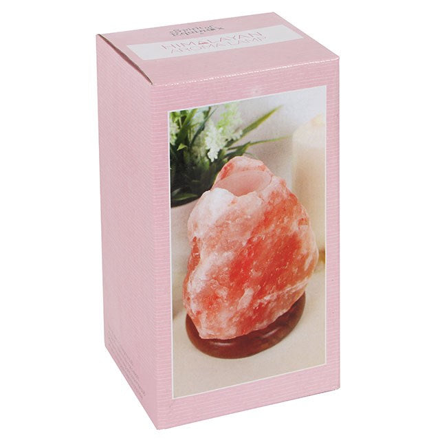 Himalayan 1.5-2Kg Salt Aroma Lamp warms fragrance oils for a soothing aroma, enhancing any space beautifully.