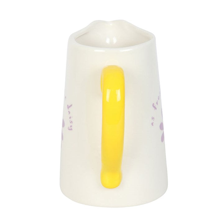 Brighten your home with the Fresh as a Daisy Ceramic Flower Jug, featuring a vibrant purple and yellow design.