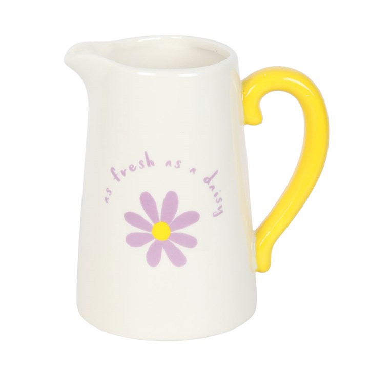 Brighten your home with the Fresh as a Daisy Ceramic Flower Jug, featuring a vibrant daisy design for cheerful decor.