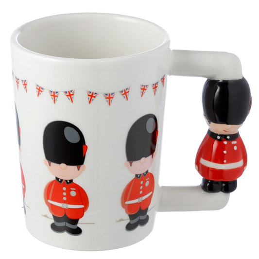 London Icons Guardsman Shaped Handle Mug Unique Design