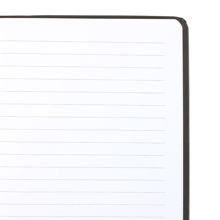 Floral Snake A5 Notebook features lined pages, perfect for notes, with a beautiful snake and flower design.