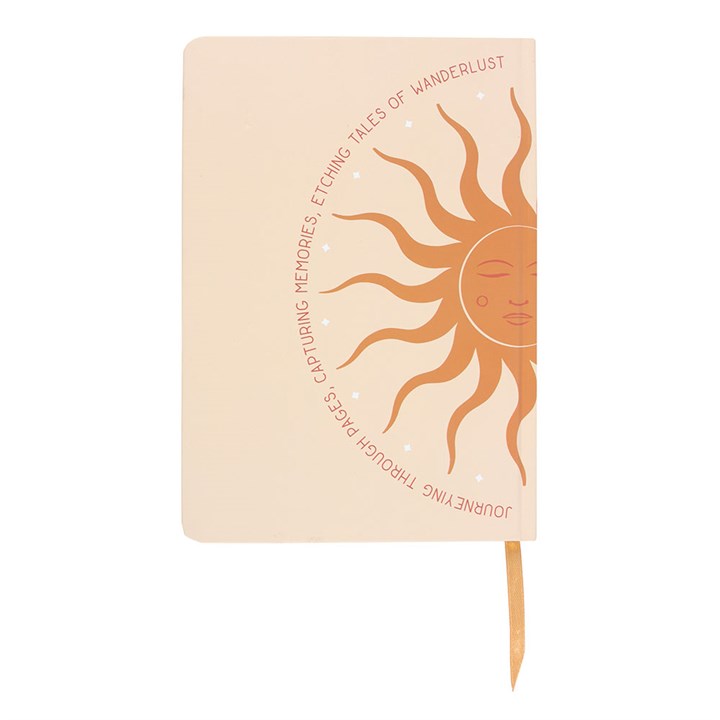 Sun A5 Notebook featuring a contemporary sun design, perfect for capturing thoughts and memories.