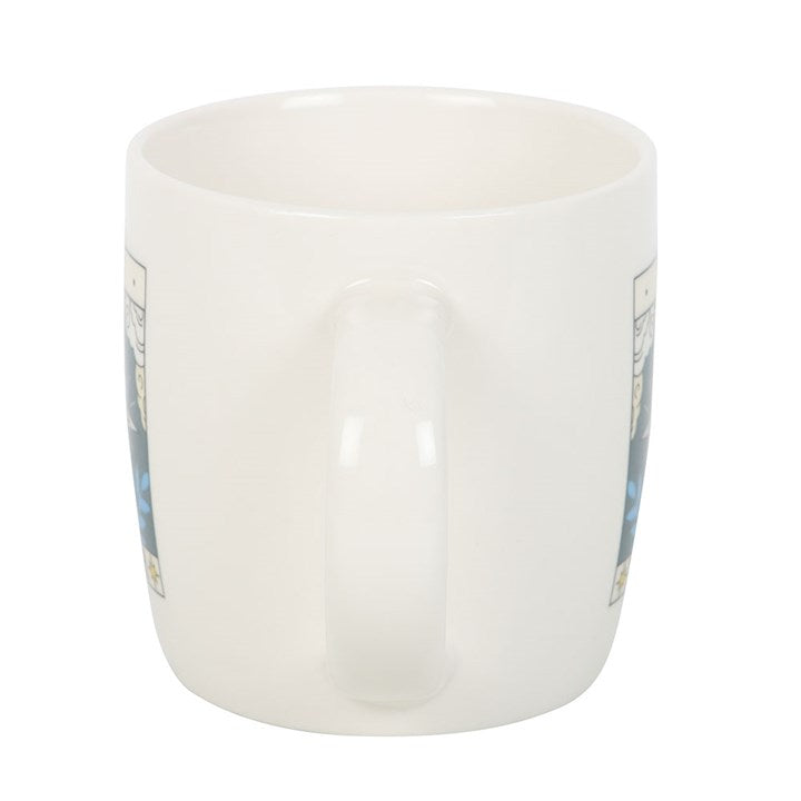 The Star Vintage Tarot Mug showcases a mystical tarot design, perfect for your morning brew. Ideal for tarot lovers!
