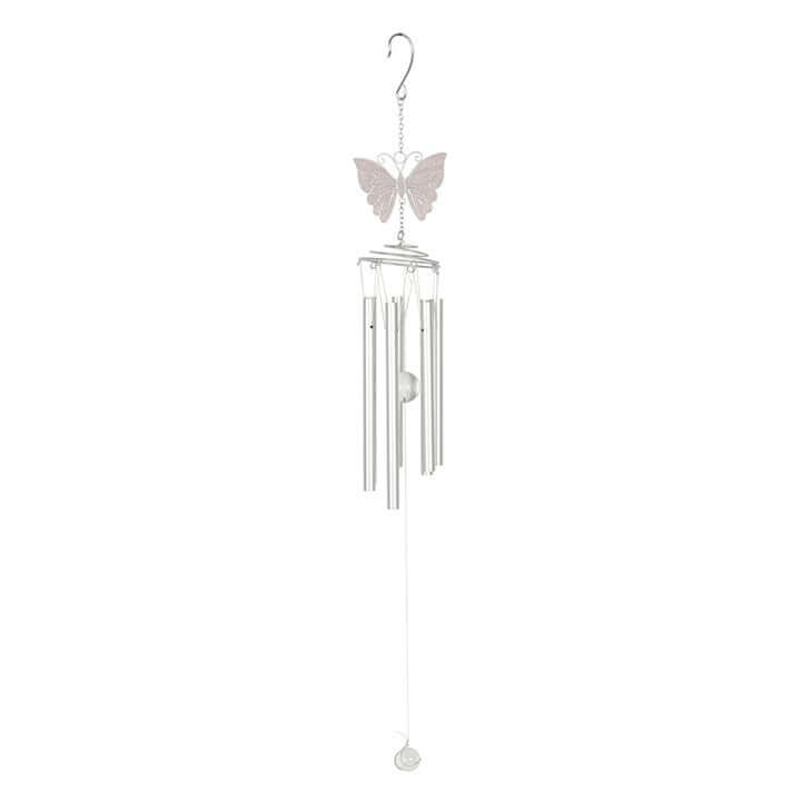 White Butterfly Wind chime