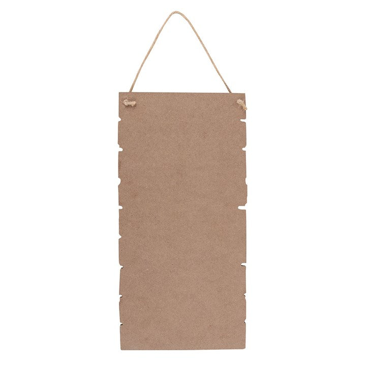 Winter Wonderland Checklist Hanging Sign perfect for festive décor, featuring a charming list of seasonal activities.