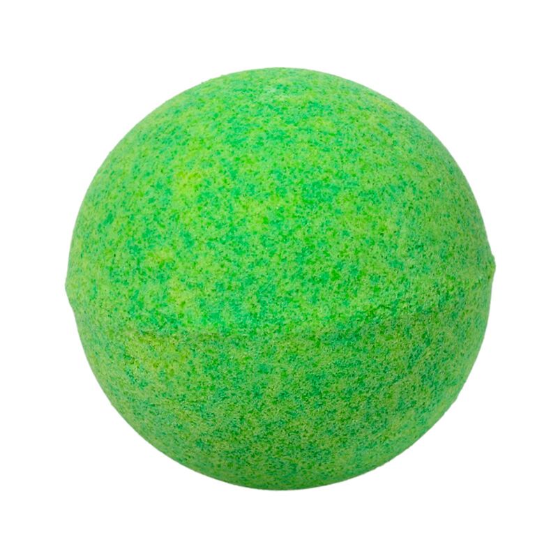 Green Christmas Gonk bath bomb ball from a handmade 3-pack set