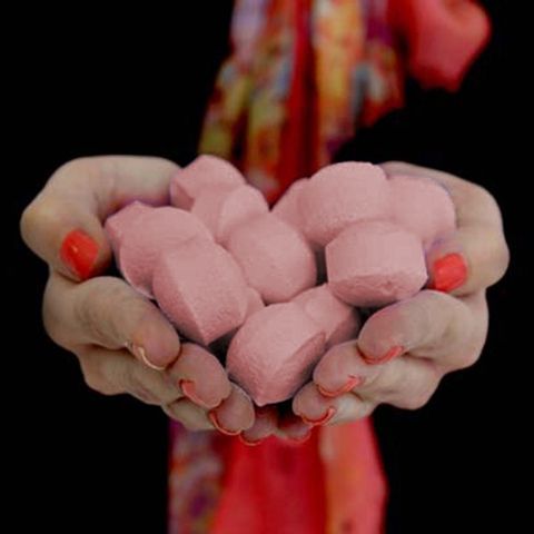 Delight in the 1.3Kg Box of Chill Pills (Mini Bath Bombs) - Passion Fruit, perfect for a refreshing bath experience.