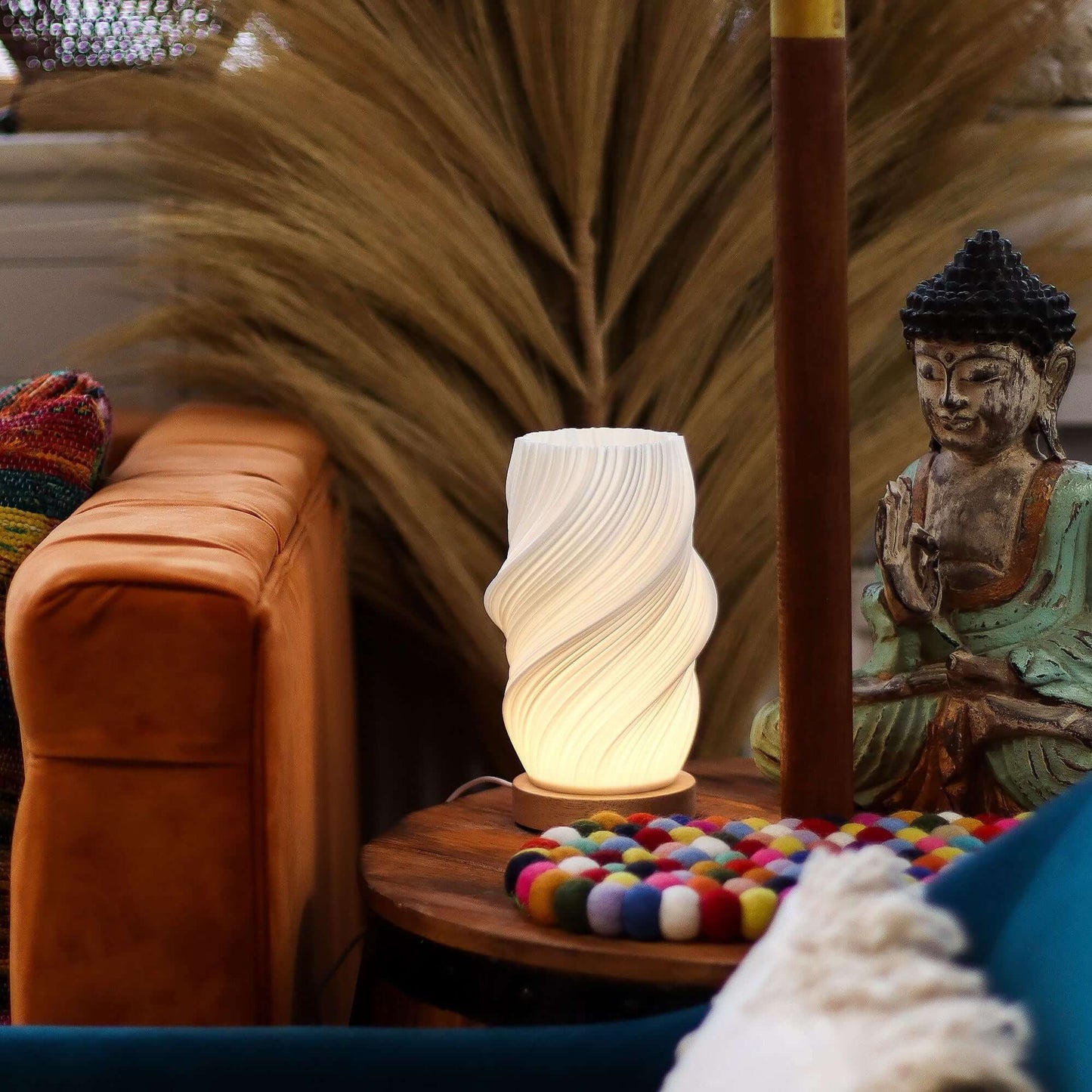 💡 New Wave Lamp USB Cloud Twisted