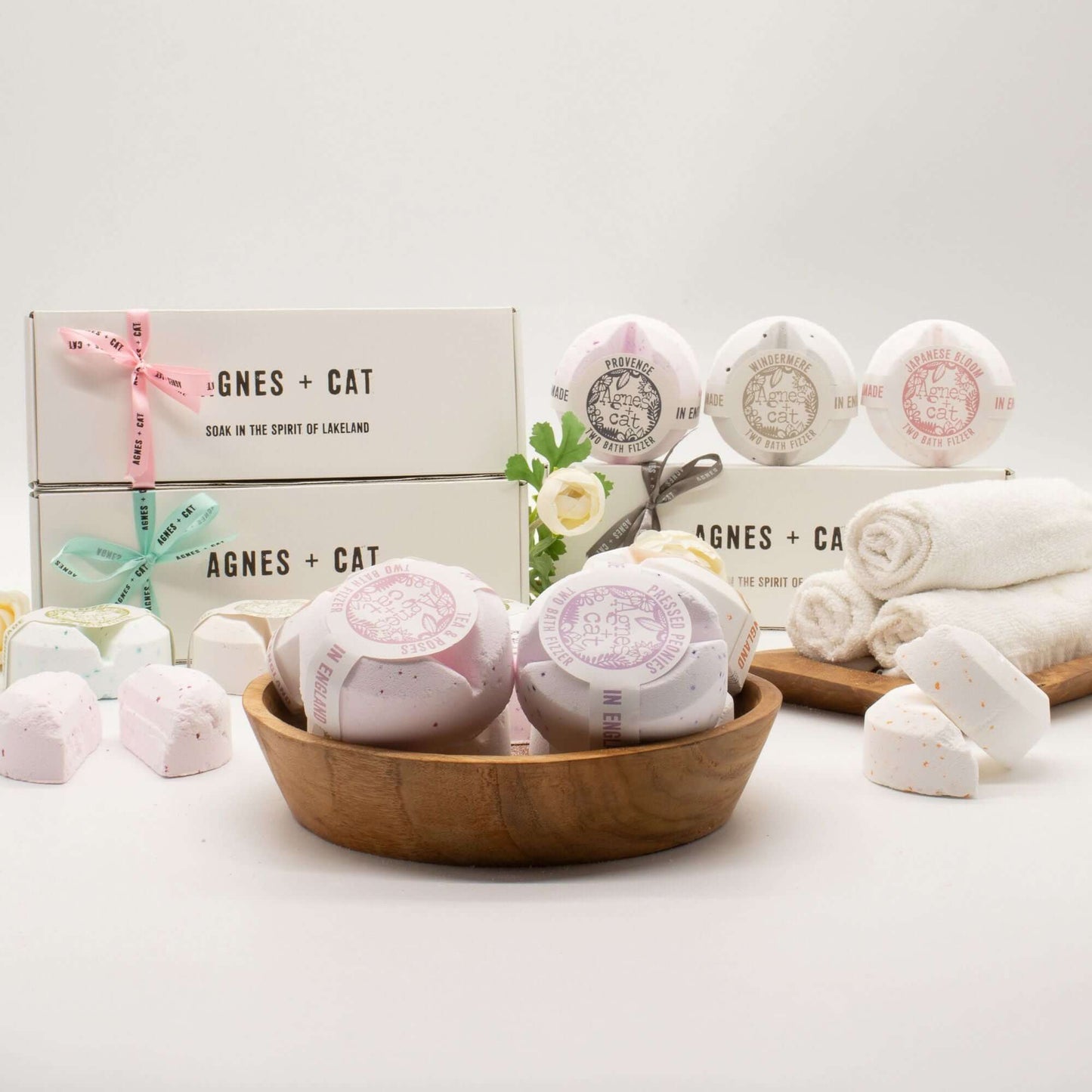Agnes + Cat Floral & Citrus Bath Fizzer Gift Set of 3