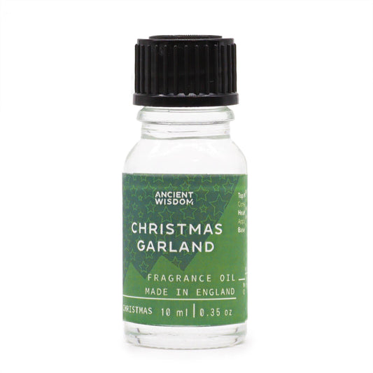 Christmas Garland Fragrance Oil 10ml – Festive Pine & Cassis Scent