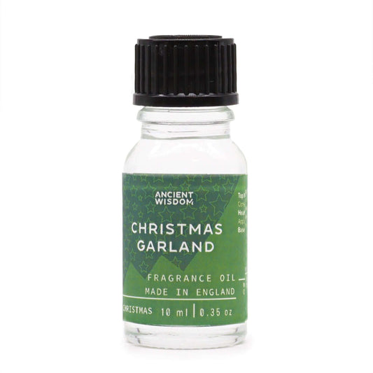 Christmas Garland Fragrance Oil 10ml – Festive Pine & Cassis Scent