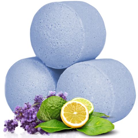 1.3Kg Box of Chill Pills (Mini Bath Bombs) - Bergamot combines soothing lavender and citrus for refreshing relaxation.