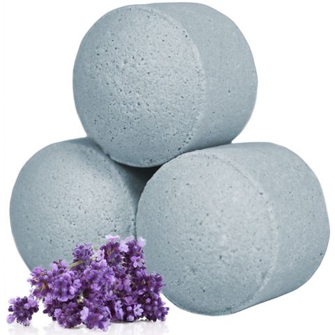 Relax with the 1.3Kg Box of Chill Pills (Mini Bath Bombs) - Lavender, perfect for gifts and calming baths.