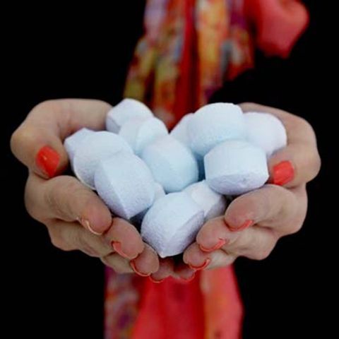 Delight in the 1.3Kg Box of Chill Pills (Mini Bath Bombs) - Lavender, perfect for relaxation and thoughtful gifts.