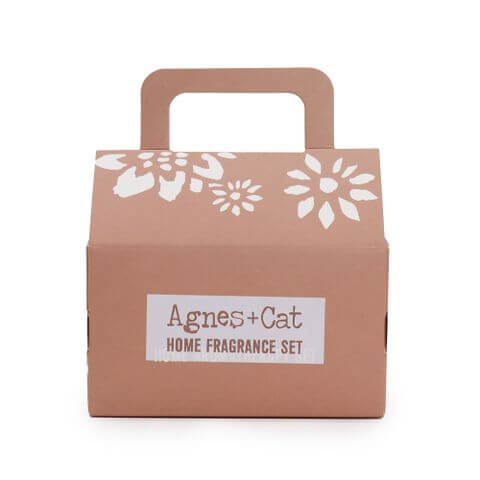 Agnes & Cat Fragrance Gift Set - Moroccan, featuring an oil burner and wax melts for a delightful home scent.