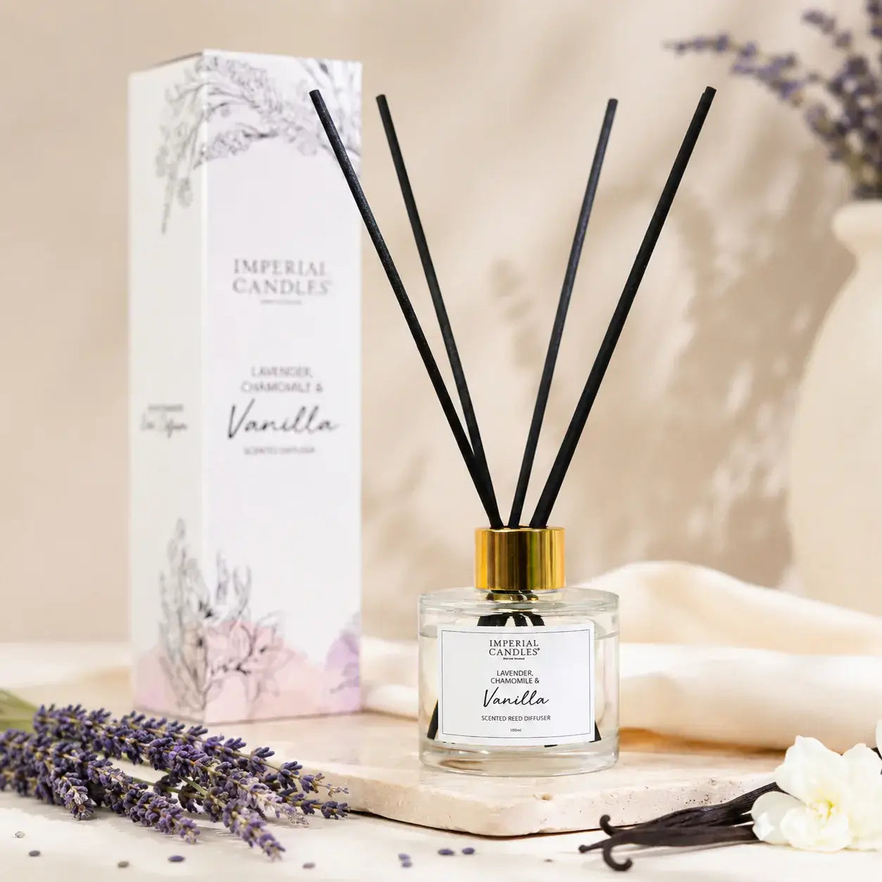 Imperial Candles Lavender Chamomile & Vanilla Reed Diffuser 100ml