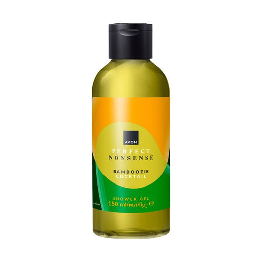 Perfect Nonsense Bamboozie Cocktail Shower Gel - 150ml, a vibrant cleansing gel by Avon for hair and body freshness.