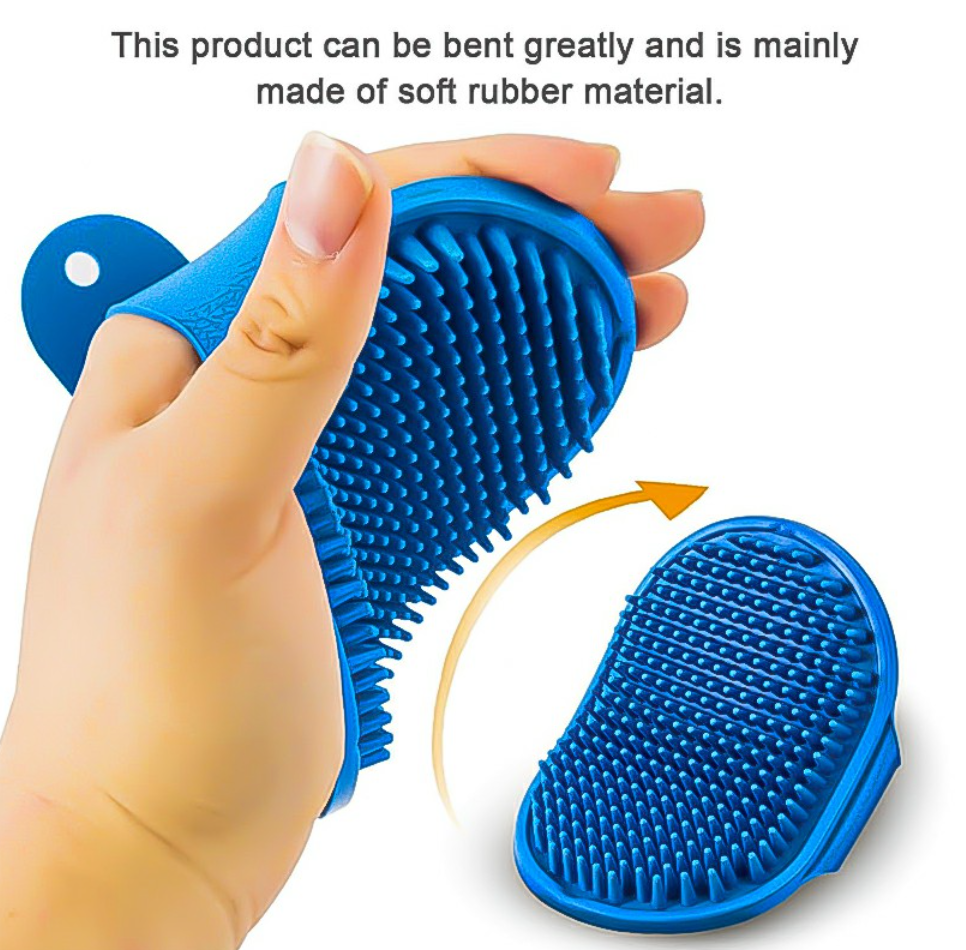 Blue Pet Grooming Brush Cat Dog Detaining Massage Rubber Pad For Long and Short Hair ensures a smooth, healthy coat.