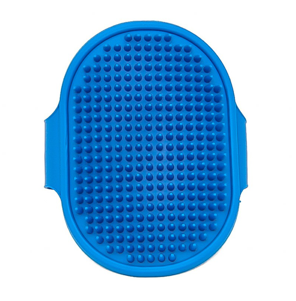 Blue Pet Grooming Brush Cat Dog Detaining Massage Rubber Pad For Long and Short Hair, perfect for smooth and healthy coats.