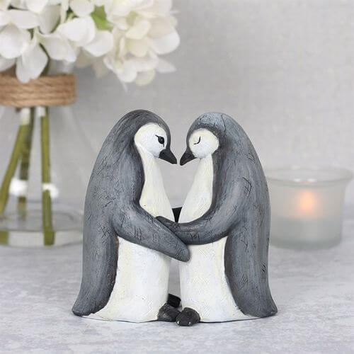 Charming Penguin Partners For Life Ornament, symbolising love and connection, perfect for gifts from your store.