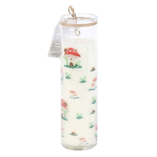 Gnome Sweet Gnome Spiced Apple Tube Candle, featuring a charming winter forest design, adds warmth and cosy glow.