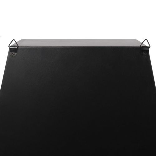 Coffin Shelving Display with a sleek design, perfect for showcasing ornaments in any room. Dimensions: H50cm x W25cm x D12cm.