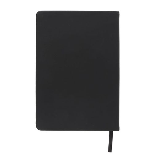 Mystic Mog Book of Spells A5 Notebook featuring a black cat, gold foil, and a purple moon for your secret spells.