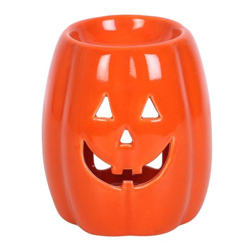 Brighten your Halloween with the Jack-o'-Lantern Oil Burner and Wax Warmer, perfect for cosy autumn vibes.