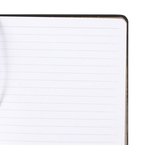 Mystic Mog Book of Spells A5 Notebook featuring lined pages, perfect for jotting down spells and secrets.
