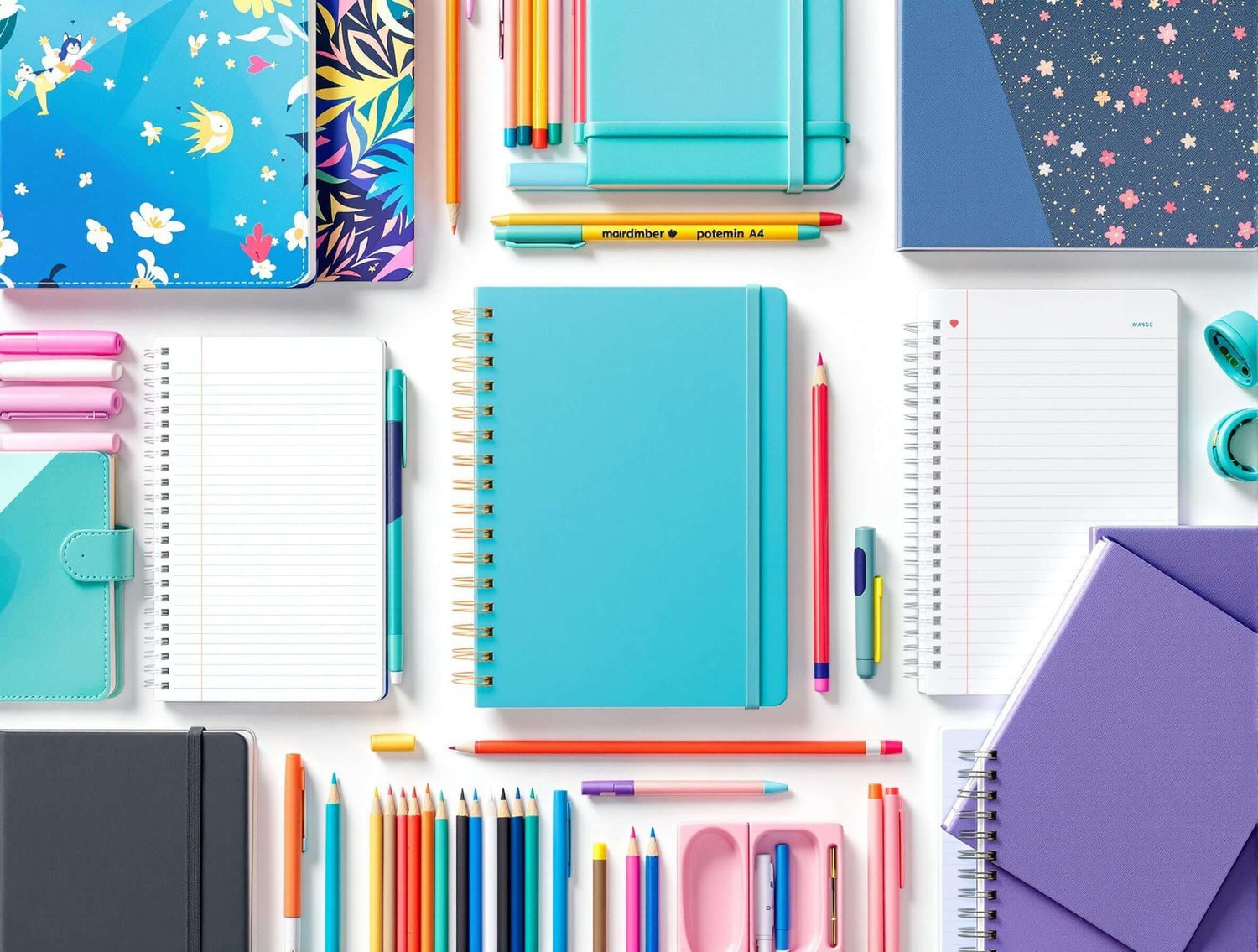 stationery notebooks journals pens collection