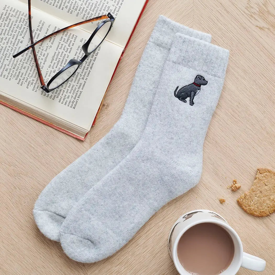 Staffordshire Bull Terrier Dog Walking Socks