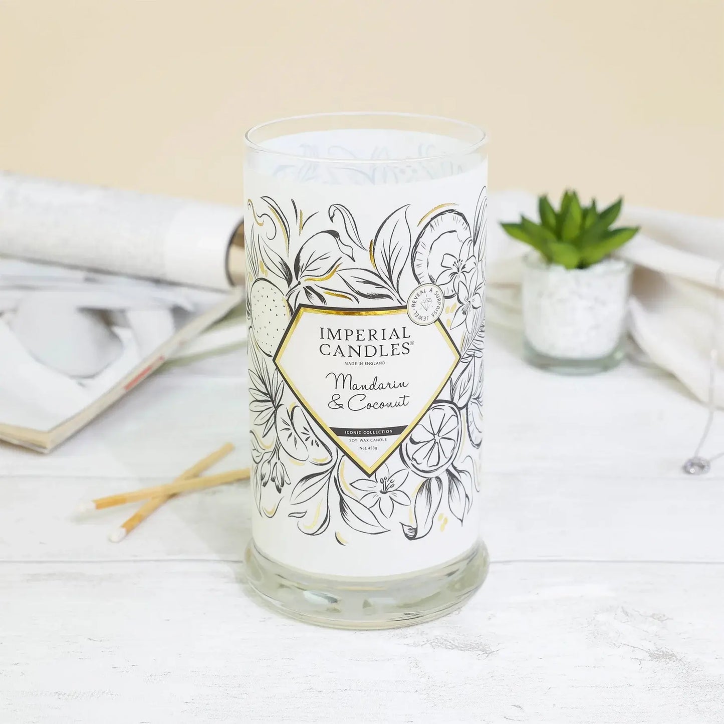 Imperial Candles Mandarin Coconut Jewellery Candle Ring P/Q