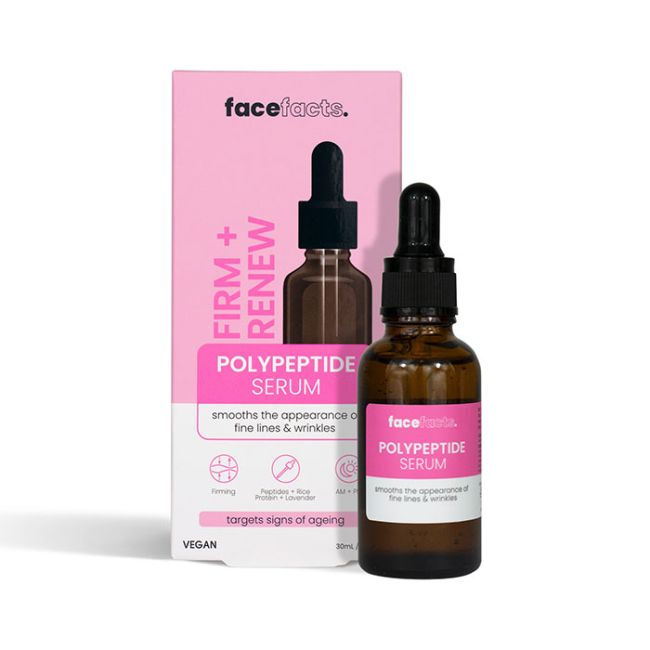 Face Facts Facial Serums 30ml in 6 Skincare Formulas