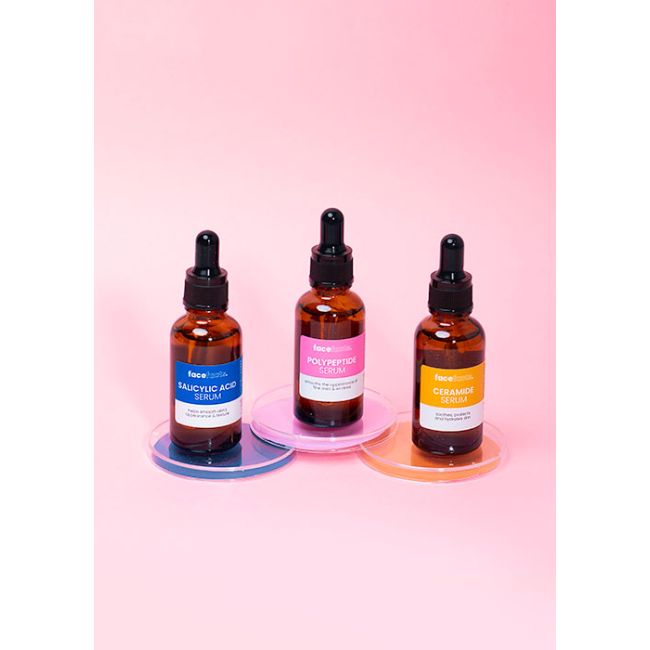 Face Facts Facial Serums 30ml in 6 Skincare Formulas