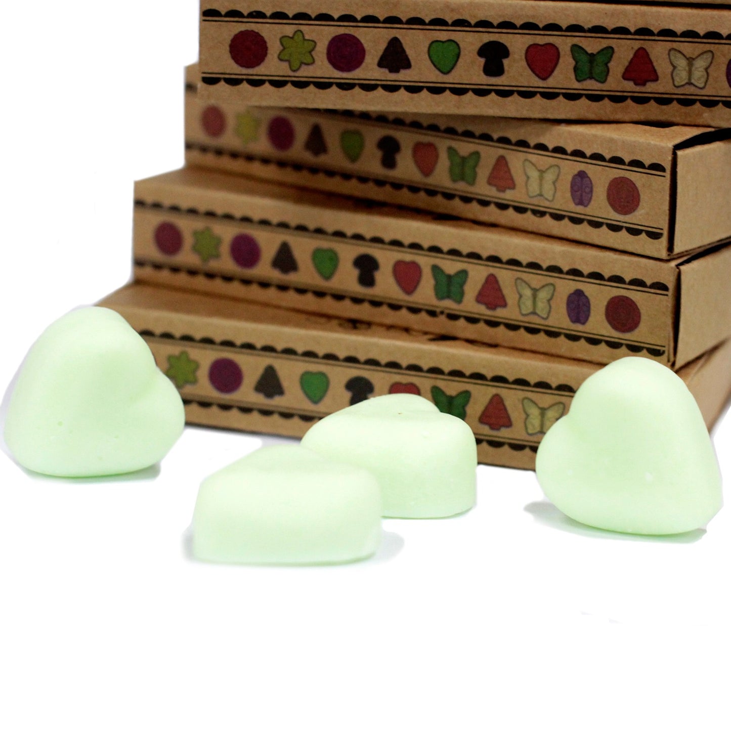 Box of 6 Wax Melts - Watermelon Fresh Scented Delight for a vibrant home fragrance experience with eco-friendly soy wax.